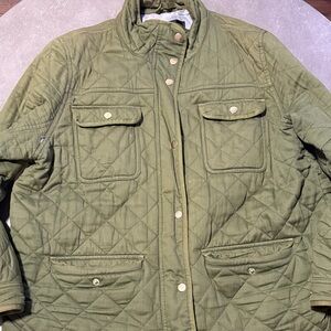 JCREW Green Women Jacket XL